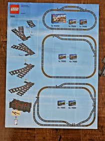 Lego City Train Track Lot 7895 + MORE! Switches, Curves & Straight Tracks