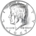 1967 Kennedy Half Dollar 40% Silver  UnCirculated