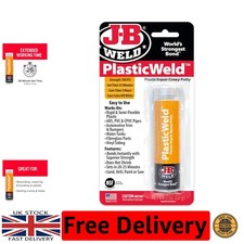 JB WELD 57g Epoxy Putty - Fast Adhesion for Plastic & More - Off-White Finish