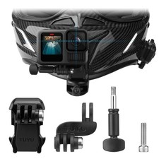 Motorcycle Helmet Mount Kit for GoPro Hero 12/11/10/9/8, DJI Osmo 3/4, Insta3...
