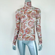 NEW ZIMMERMAN women long sleeve turtleneck size OP or S Retail 390$