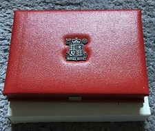 UK GB Royal Mint 1986 Proof Coin Set in Deluxe Red Case . 8 Coins 1p to £2 COA
