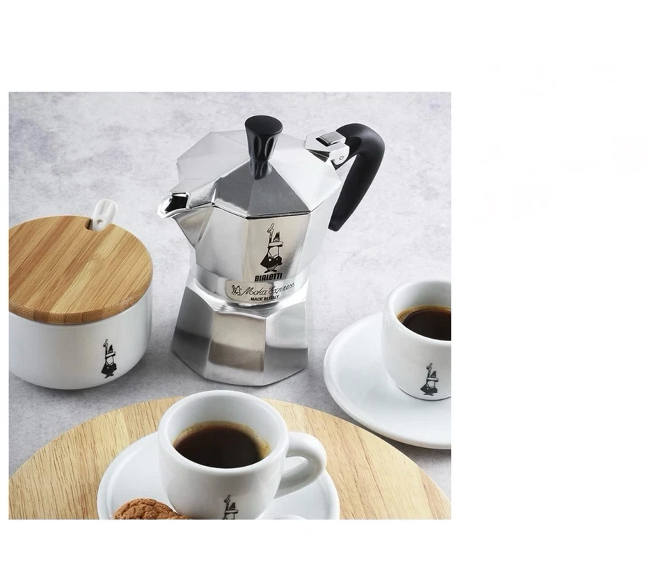 Bialetti Caffettiera Moka Express 9 tazze in alluminio 420 ml argento - Immagine 2 di 4