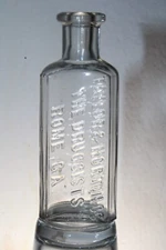 ROME GA  MEDICINE BOTTLE TAYLOR & NORTON CO 3 1/2'' RARE