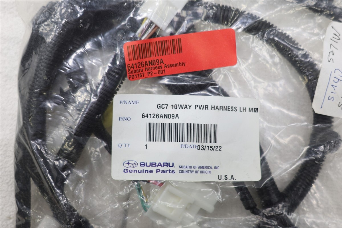 NEW OEM Front Left Power Seat Wiring Harness 64126AN09A for