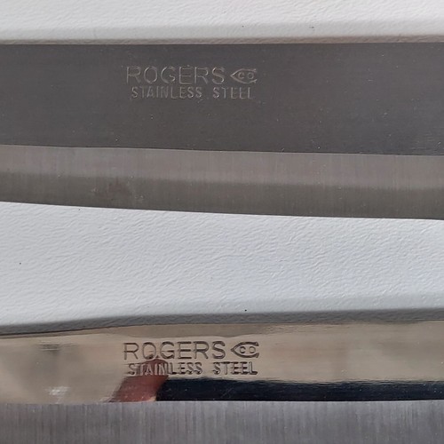 ROGERS Cavalier 5-Pc Kitchen Knife Set Stainless/Wood Japan NEW NOS - Picture 4 of 7