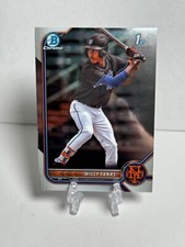 2022 Bowman Chrome Willy Fanas 1st  #BCP-196 New York Mets