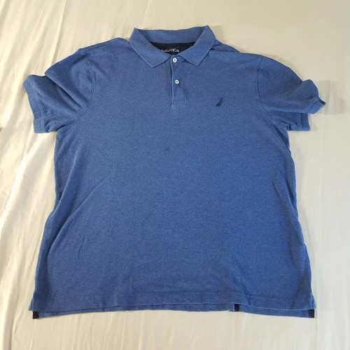 Nautica Poloshirt Herren 2XL XXL Paket 5 Einfarbig Neutrale Farben Preppy Defekt - Bild 16 von 20