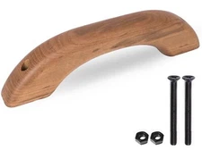 Teak Wood Grab Handle Handrail for Boat & RV Durable & Elegant Marine Accessory