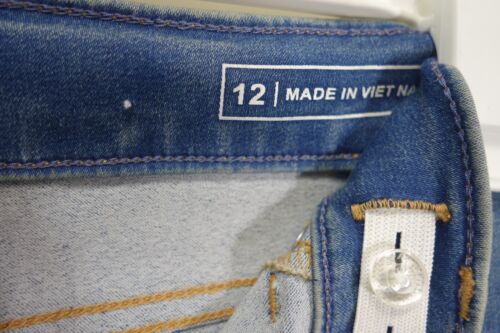 NWT Vineyard Vines Kids Girls Blue Denim Stretch Pants Size 12 - Picture 4 of 8