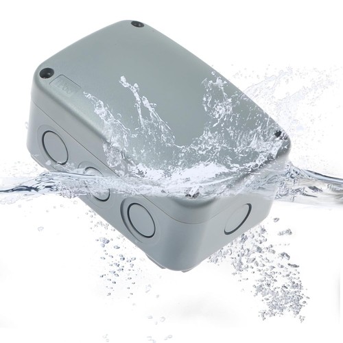 4.9x3.3x2.3In PVC/ABS Dustproof Outdoor Junction Box Waterproof with Holes - Picture 3 of 10