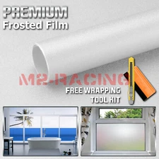 *24"x48" Frosted Film Glass Home Bathroom Window Security Privacy Sticker #01