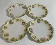 Antique Set of 4 Porcelain 6" Dishes /Tableware. RS Germany. VGC
