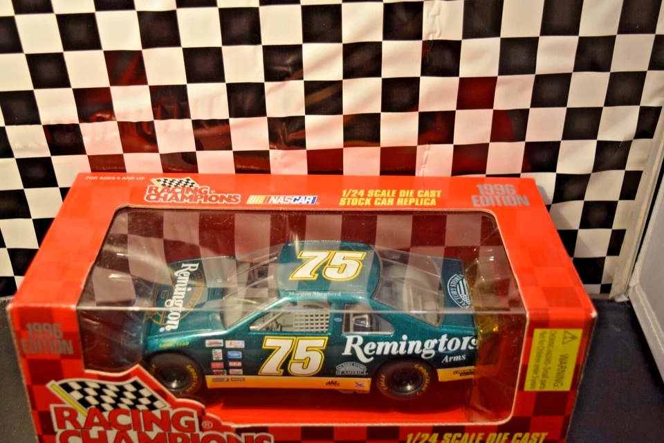 Morgan Shepherd 1996 Racing Champions Remington #75 escala 1:24 Foto 2 de 4