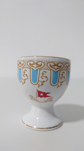 Rare Titanic White Star Line 2x Egg Cups – Stonier & Co. Ltd., March 1912 - Foto 11 di 21