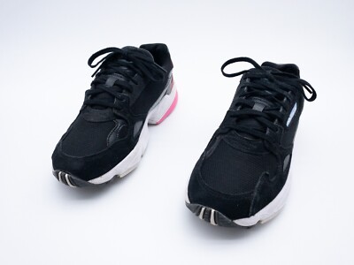 adidas Falcon Damen Sneaker Freizeitschuh Turnschuh schwarz Gr38 EU Art 20058-98