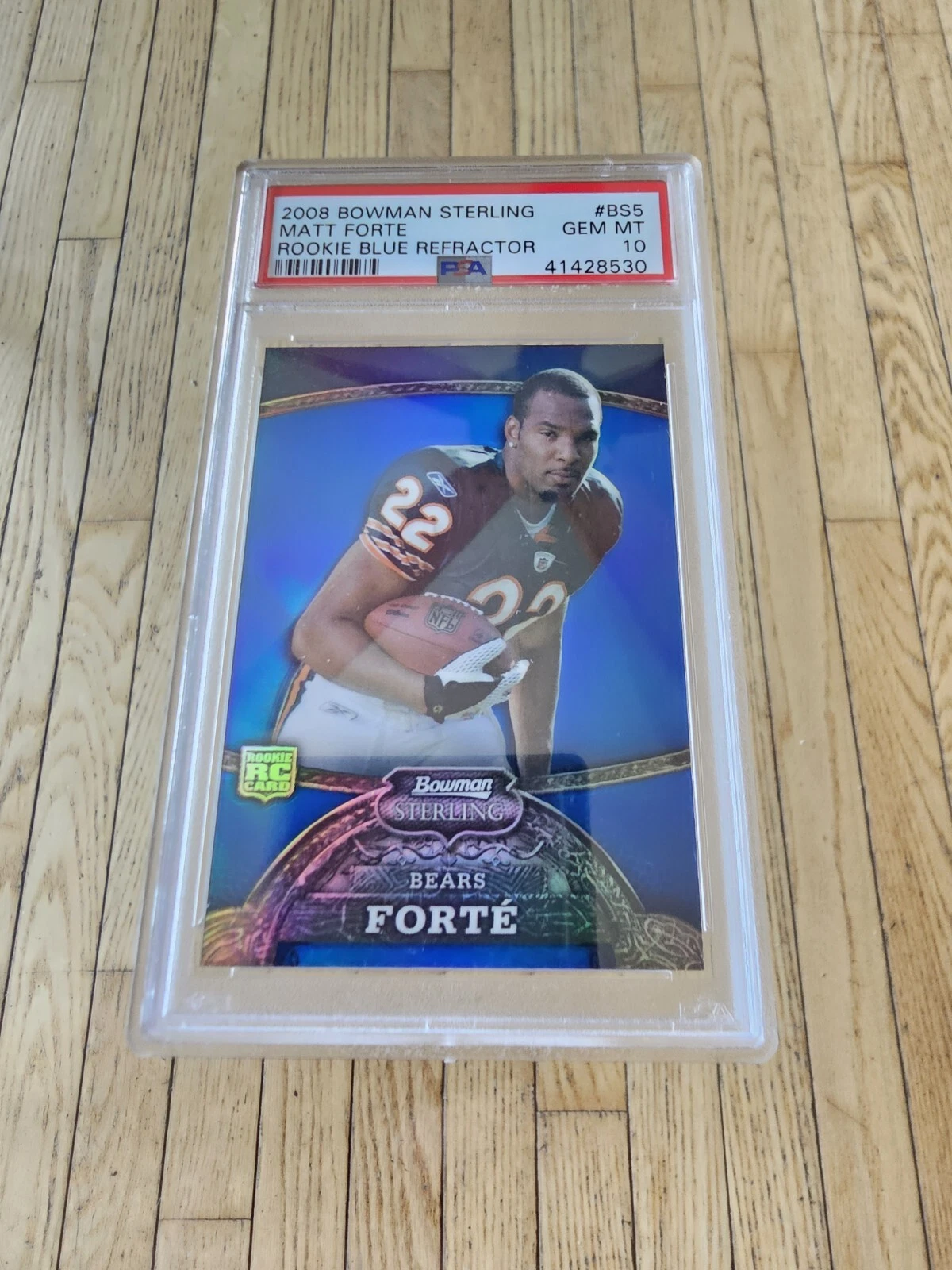 Matt Forte Bowman Sterling Rookie Blue Refractor #BS5 Base