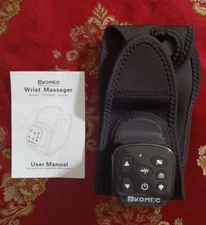 Komec SL-1043 Black Heating Air Pressure Vibrating Therapy Wrist Massager