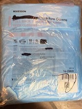 McKesson Full Back Hook  Loop Procedure Gowns 51in Length XL 16-55KVX NEW