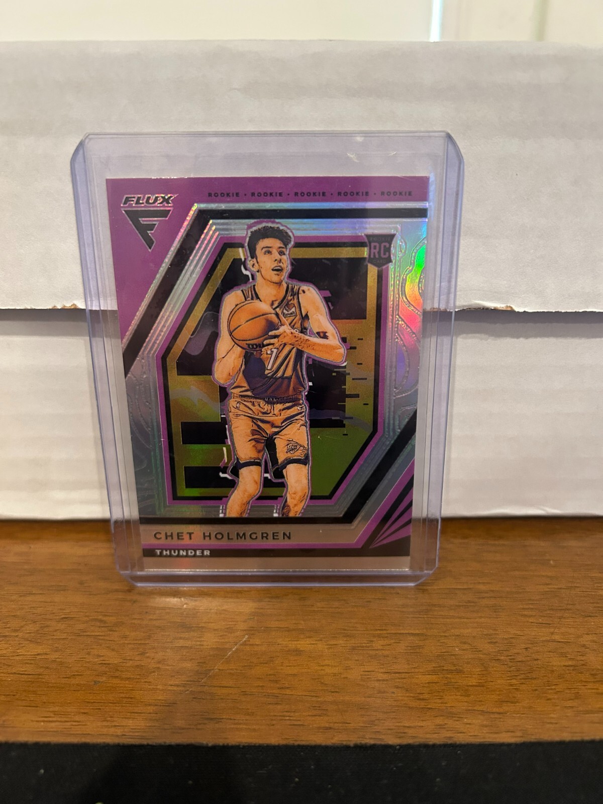 2022-23 Panini Flux - Rookies #243 Chet Holmgren (RC) Silver Purple Refractor