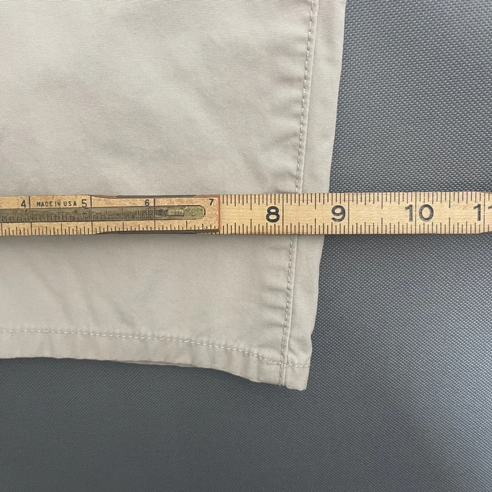 Pantalones rectos para hombre Claiborne Khakis talla 40 x 30 (40 x 28) beige 100 % algodón Foto 4 de 4