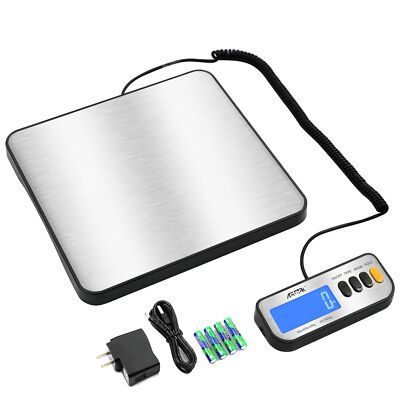 A-LX460 460lb x 0.1lb Digital Heavy Duty Shipping and Postal Scale with Large...
