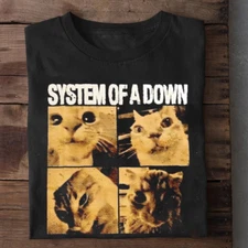 Collection System Of A Down Funny Cat Gift For Fan Black All Size T-Shirt AM520