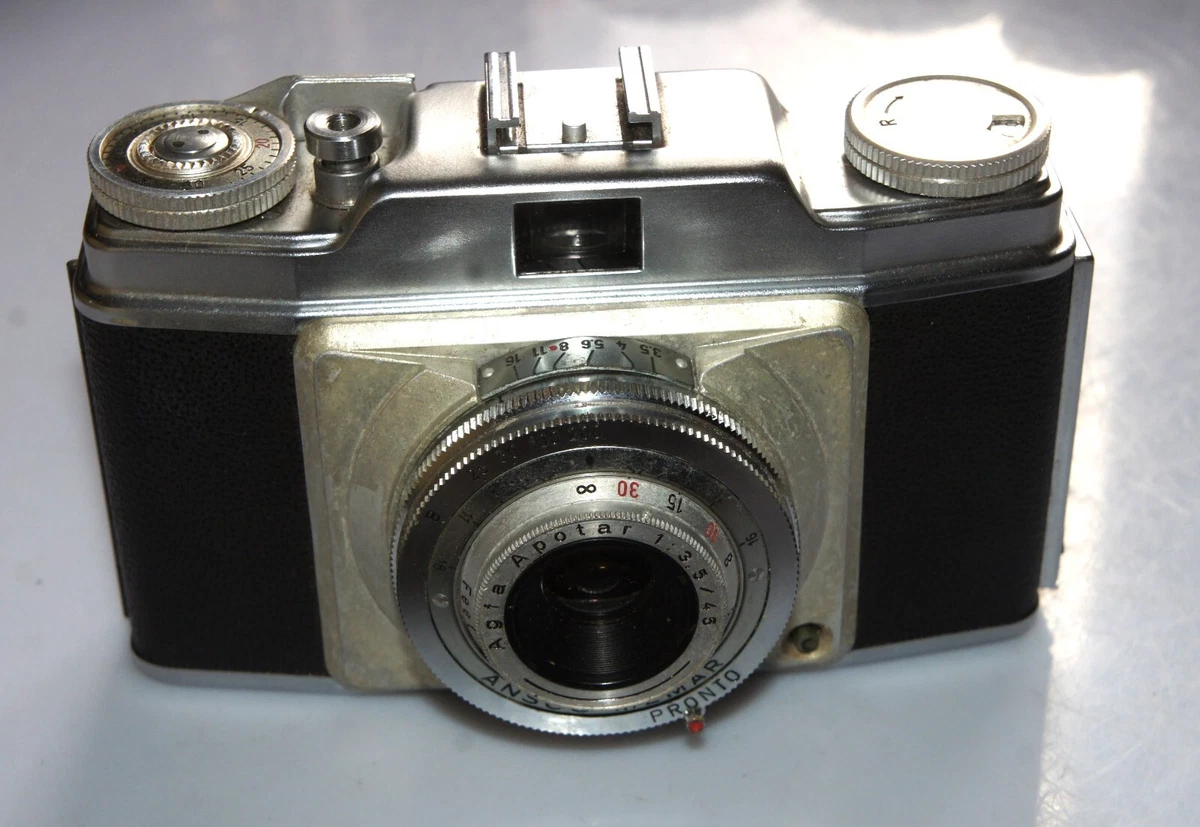 Agfa ANSCO Memar German Film Camera Prontor-S Shutter Apotar 3.5/45 45mm Lens
