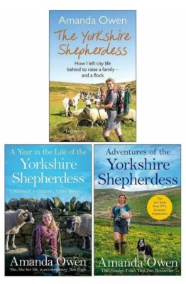 Amanda Owen Collection 3 Books Set Adventures of The Yorkshire Shepherdess - NEW