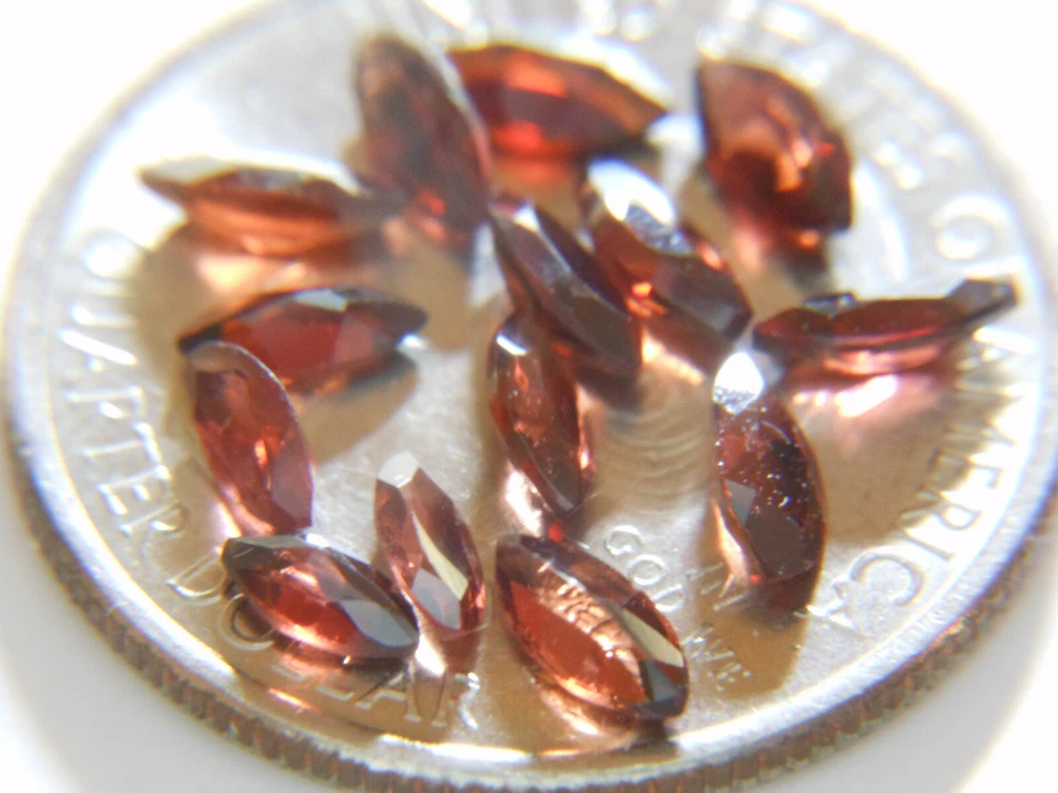 Garnets .26 ct, 14 each 3.64 ctw, USA 20 Year Vendor, Marquise Cut - Image 3 of 4