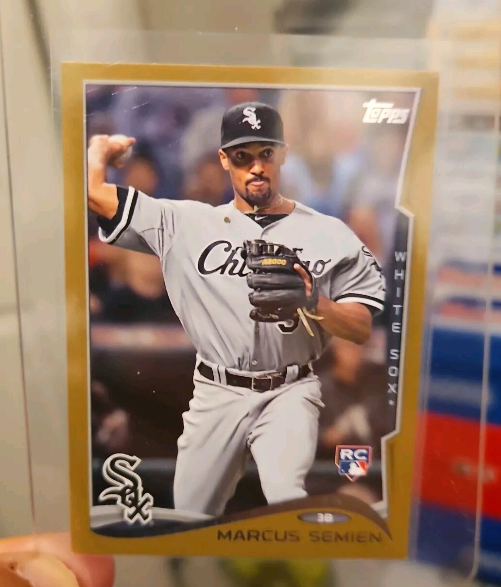 2014 Topps Marcus Semien GOLD 0477/2014  #429 Rookie RC