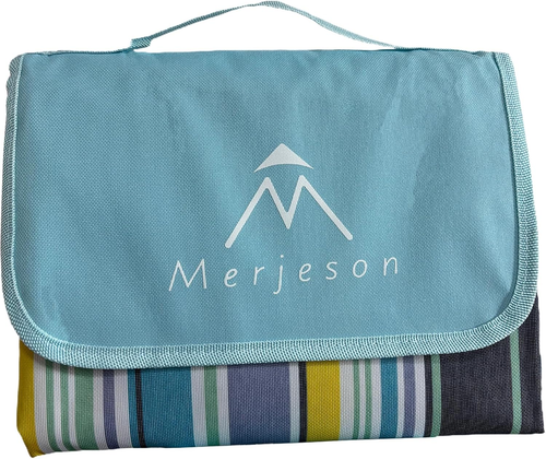 Picnic Beach Blanket,Outdoor Foldable Waterproof Sand Beach Mat,79" X 77" Extra