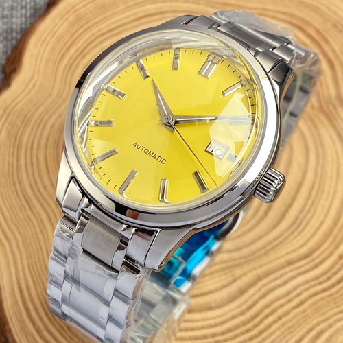 40MM Tandorio Blue dial Double Sapphire Glass NH35 Automatic Mens Watch Bracelet - Picture 18 of 22