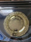 Vintage Federal Glass Normandie Amber Depression Glass 11” Plate