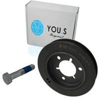 You.S Original Riemenscheibe + Schraube FüR CitroËN / Peugeot 1.6 - NEU