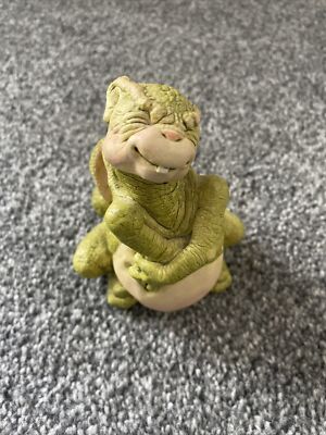 Dragon Keep Figurine von Marty Sculpture Inc. Vintage 1980er Jahre mit Swarovski Kristall