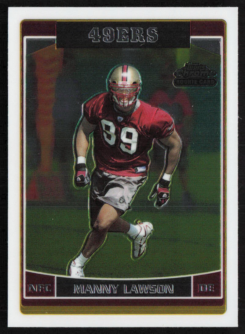 Manny Lawson Topps Chrome #177 Base