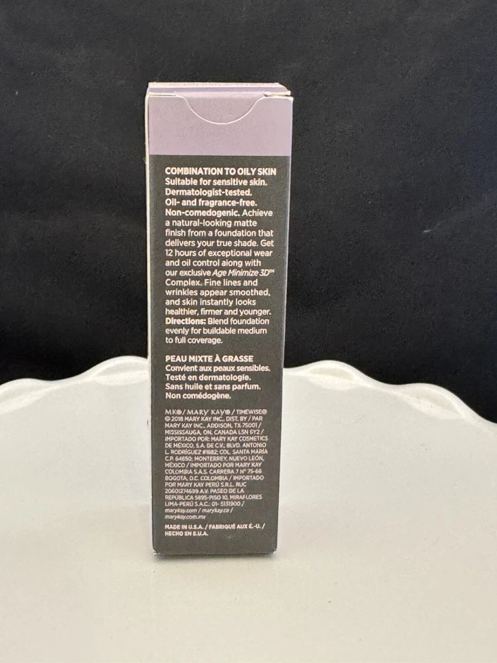 MARY KAY  Timewise Matte 3D Foundation Bronze W 110 NIB - Image 2 of 4