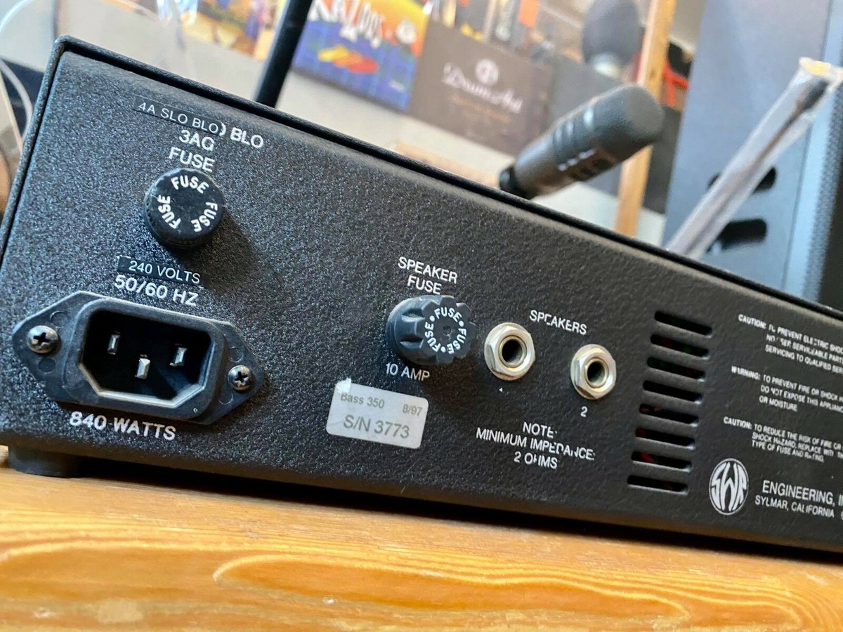 SWR Bass 350 RedFace / Pre-Fender Tube preamp 350 watt amp head | eBay