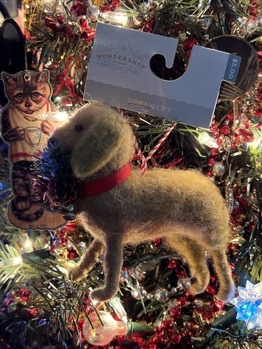 🎄Target Wondershop 2022 Yellow Lab Dog Christmas Ornament WOOF! WOOF! HOLIDAY! - Picture 10 of 12