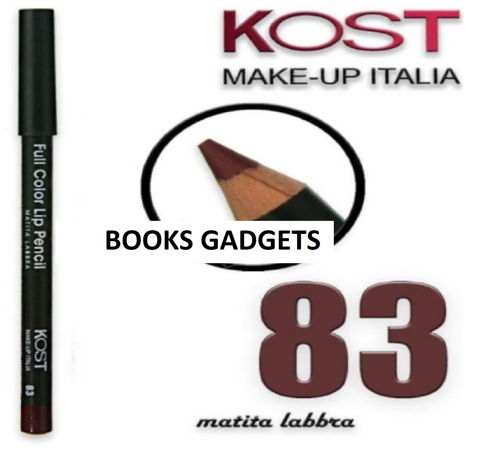 Matita Labbra Kost N°83 Marrone 10 Pezzi - Linea Professionale Full Color