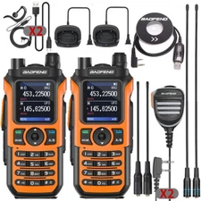 Baofeng UV-21 Pro V2 Tri-band Walkie Talkies Long Range Fm Two Way Radio Vox Sos