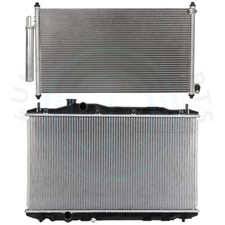 Radiator & AC Condenser Cooling Kit For 2012-15 Honda Civic 1.8L 2.4L L4