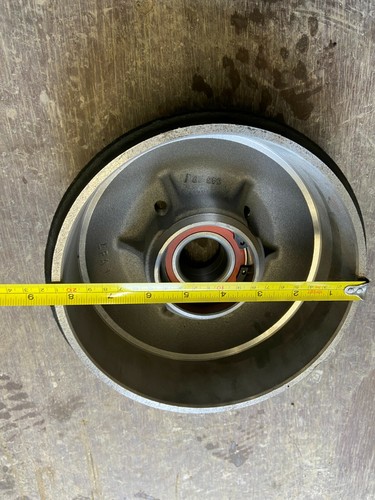 ALKO AXLE 4 STUD BRAKE DRUM AND BEARING EURO 4 STUD 573192 - Picture 5 of 6