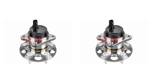 Metzger 2X Radnabe Radlagersatz Hinterachse Rechts Links FüR Toyota Prius W3-image