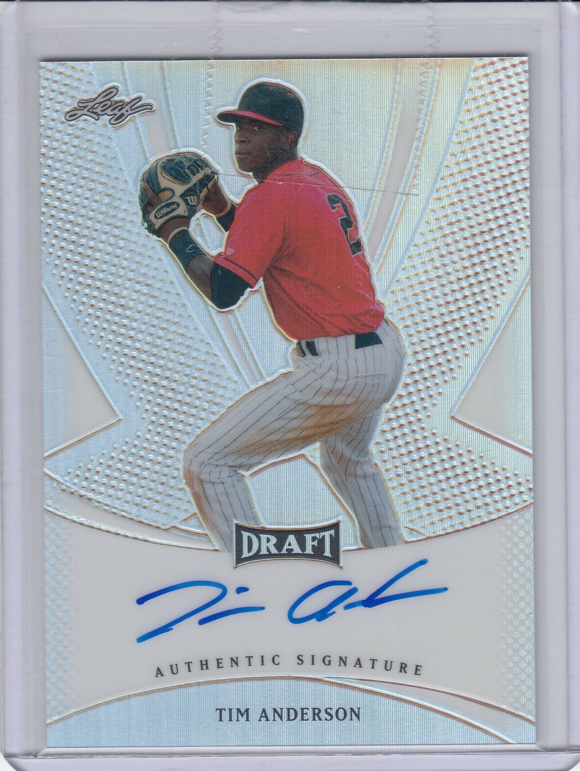 TIM ANDERSON 2013 Leaf Metal Draft AUTO RC Rookie Card CHICAGO WHITE SOX  (1B) | eBay