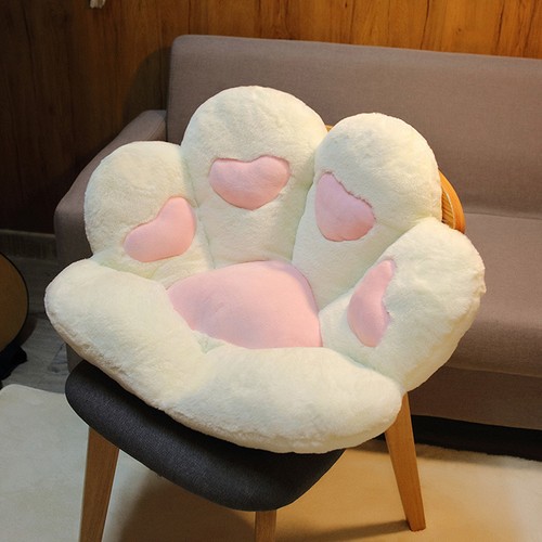 Cat Paw Seat Cushion for Gaming Office Car Chairs Soft Fluffy Pillow Anti-Slip - Picture 17 of 30