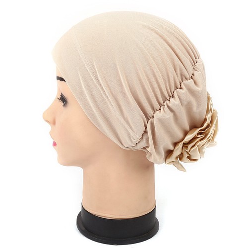 Arab Muslim Women Hijab Turban Inner Hat Under Scarf Chemo Cap Headwrap Cover - Picture 24 of 118