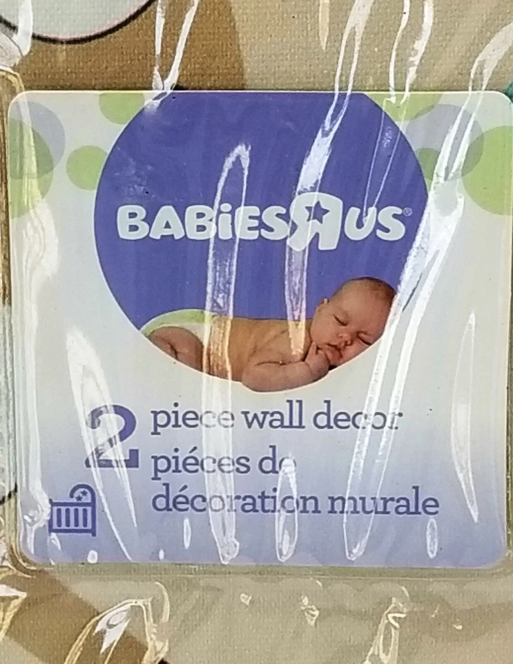 Cordero Oveja Mariposa Guardería Decoración Pared Bebés "R" Us - 2 Piezas 10 x 10 Foto 2 de 4