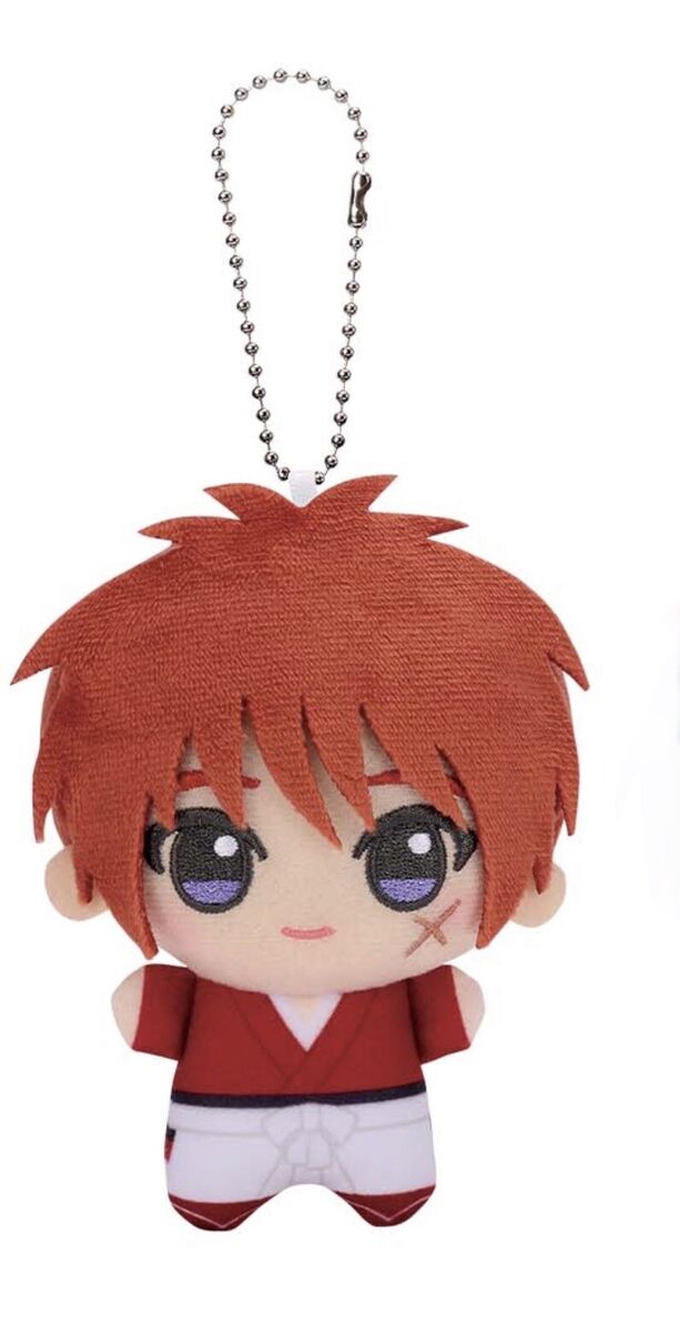 Rurouni Kenshin 2023 Himura Kenshin Chibigurumi Chain Plush Doll Toy JAPAN